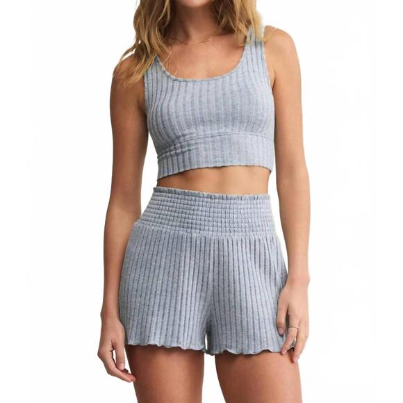 Z SUPPLY Tops - NEW Z SUPPLY zoe rib tank bra in light denim